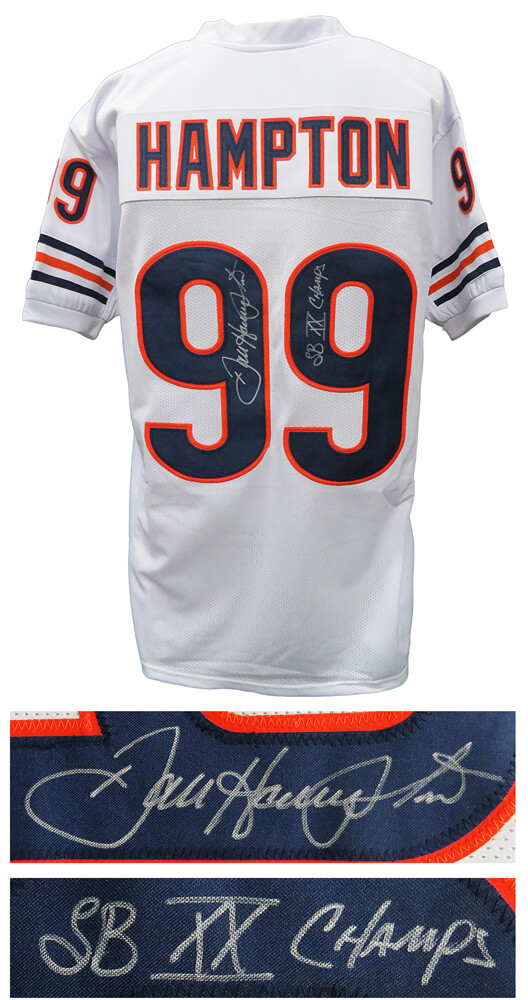 dan hampton signed jersey