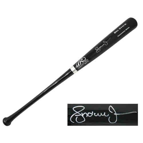 Andruw Jones Signed Rawlings Big Stick Black Baseball Bat