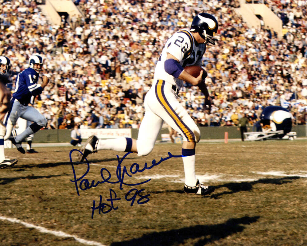 Paul Krause Signed Picture