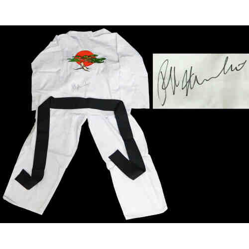 Ralph Macchio Signed The Karate Kid White Karate Uniform Gi