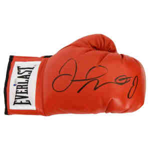 Floyd Mayweather Jr. Signed Everlast Red Boxing Glove (Beckett Holo)