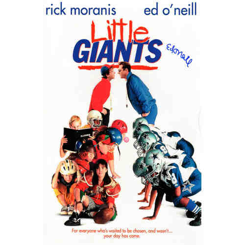 Ed O'Neill Signed The Little Giants 11x17 Movie Poster