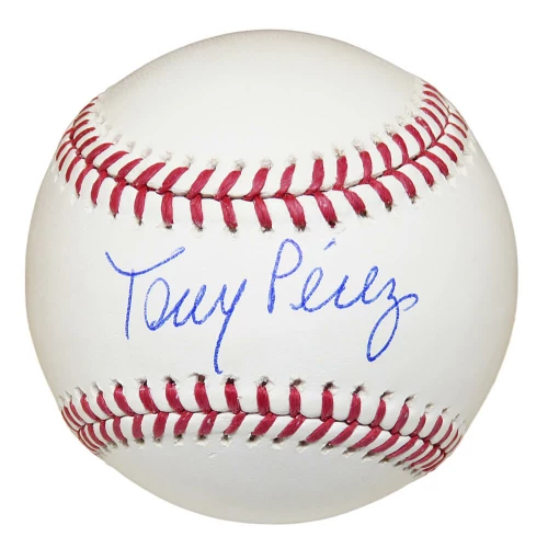 Tony Perez Signed Rawlings Official MLB Baseball