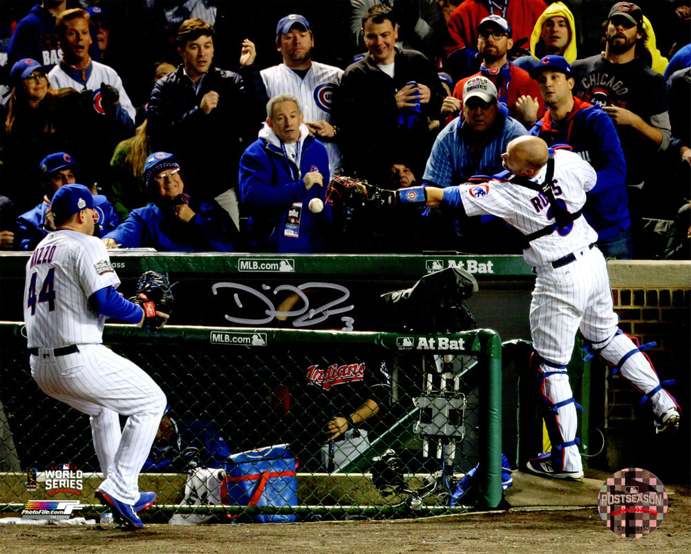 David Ross Chicago Cubs signed 2016 World Series outlet 8x10 Photo Autograph —SCHWARTZ