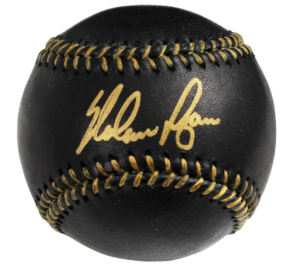 Nolan Ryan Signed Rawlings Black MLB Baseball – Schwartz Sports Memorabilia