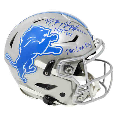 Barry Sanders Signed Detroit Lions SpeedFlex Riddell Speed Authentic
