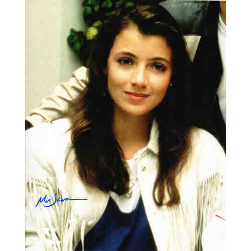 Mia Sara Signed Ferris Bueller's Day Off Sloane Peterson 8x10 Photo