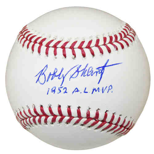 Bobby Shantz Signed Rawlings Official MLB Baseball w/1952 AL MVP