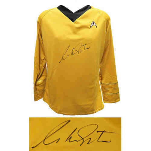 William Shatner Signed Star Trek Captain Kirk Uniform Costume Shirt