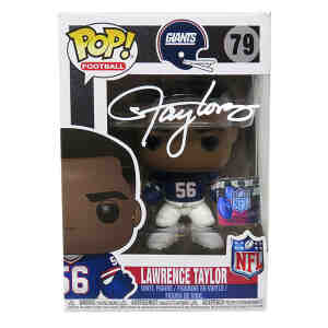 Lawrence Taylor Signed New York Giants NFL Legends Funko Pop Doll #79