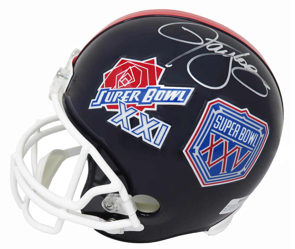 Charitybuzz: Lawrence Taylor Signed Giants Replica Helmet