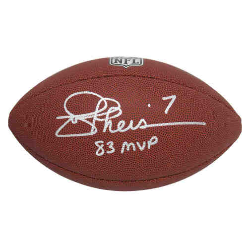 Joe Theismann Signed Wilson Limited Full Size NFL Football w/83 MVP