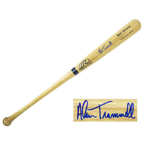 Alan Trammell Signed Rawlings Big Stick Blonde Baseball Bat