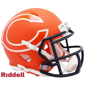 Chicago Bears AMP Alternate Series Riddell Speed Mini Football Helmet