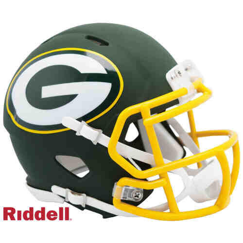 Green Bay Packers AMP Alternate Series Riddell Speed Mini Football Helmet