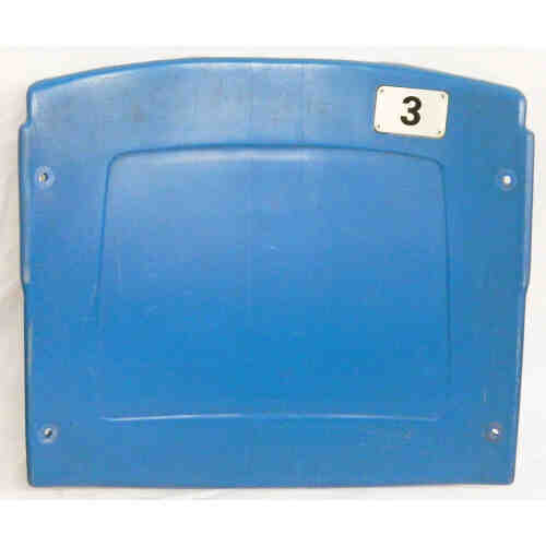 Silverdome Blue Actual Stadium Seat Back #3 - Home Of WrestleMania III