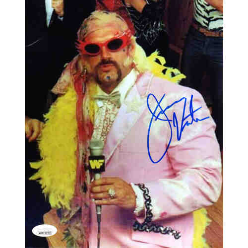 Jesse Ventura Signed Wrestling 8x10 Photo (JSA)