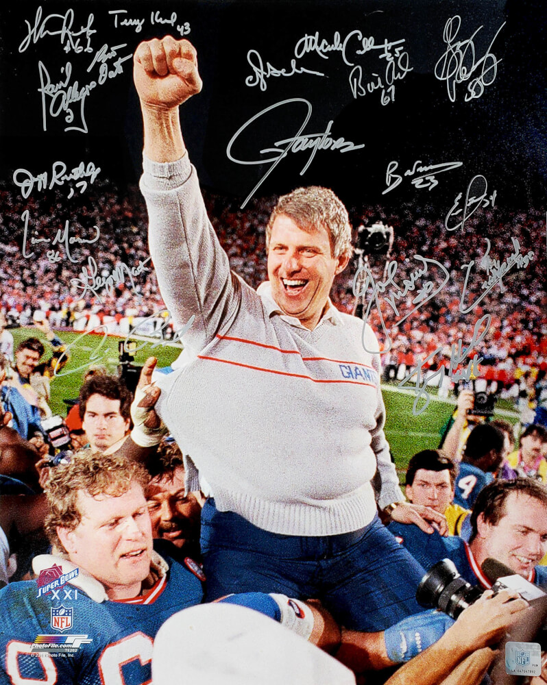 Bill parcells giants sweater best sale