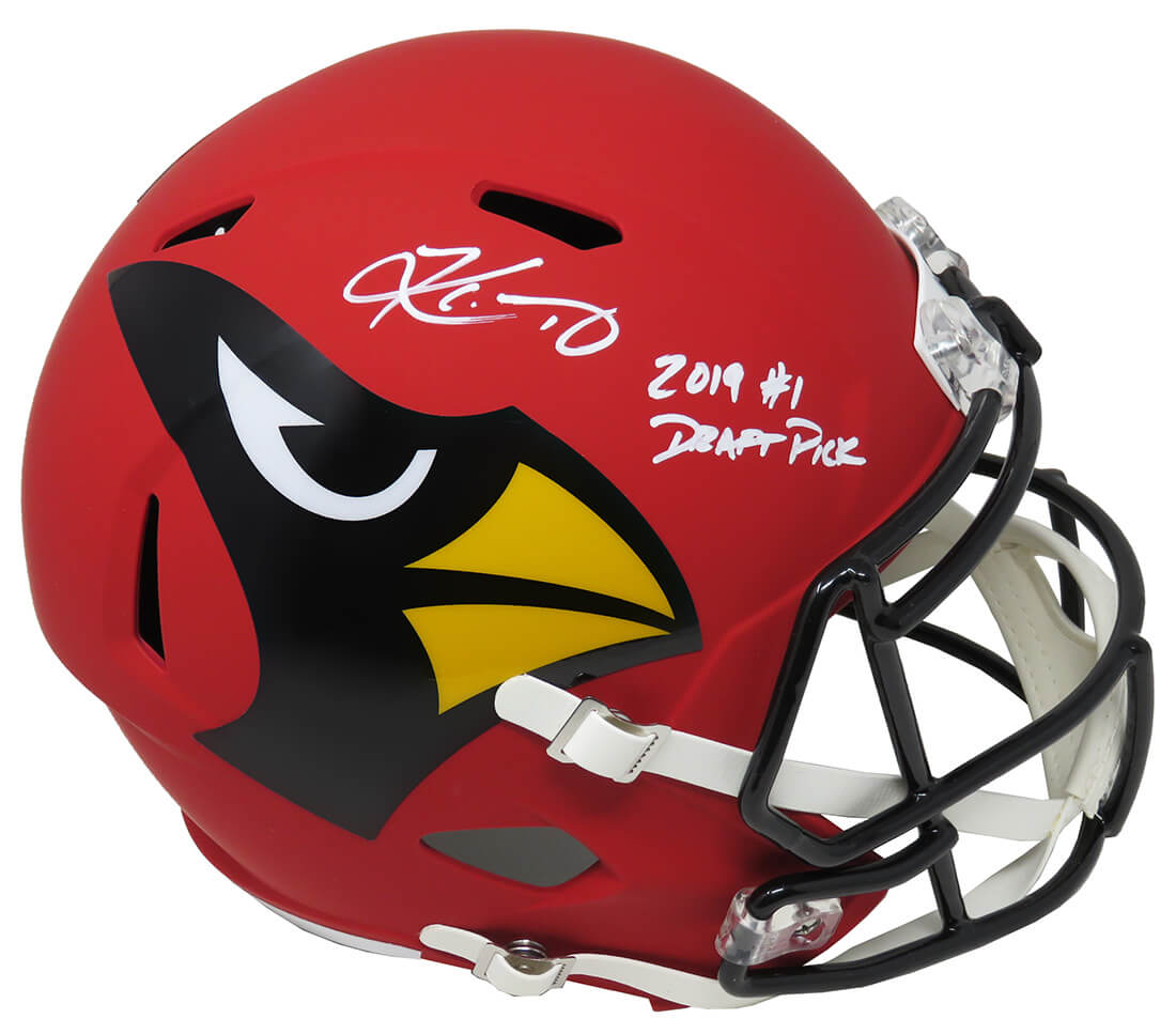 Kyler Murray Signed Arizona Cardinals AMP Alternate Series Riddell Full Size Speed Replica Helmet w/2019 #1 Draft Pick
