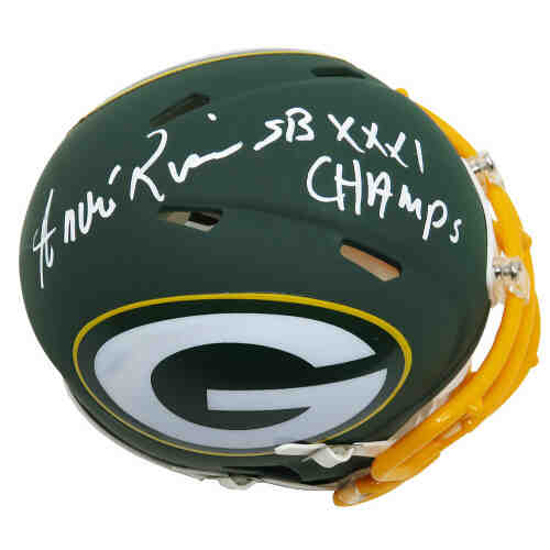 Andre Rison Signed Green Bay Packers AMP Alternate Series Riddell Speed Mini Helmet w/SB XXXI Champs