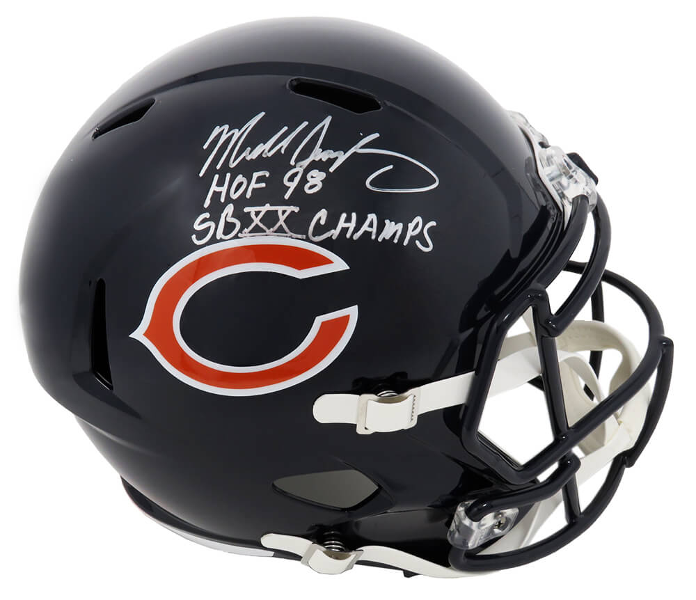 Mike Singletary Autographed Full Size Replica Bears Helmet