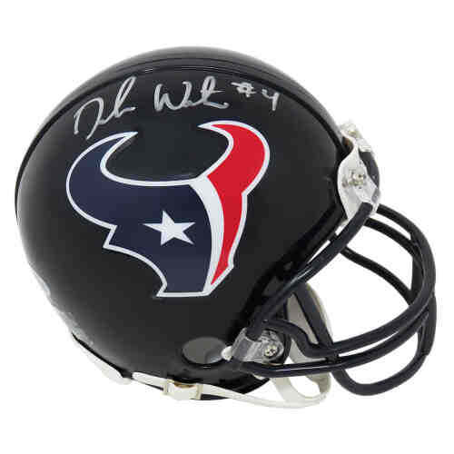 Deshaun Watson Signed Houston Texans Riddell Mini Helmet (Beckett)