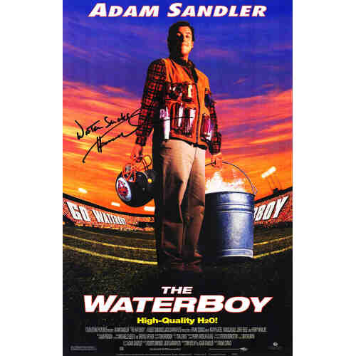 Henry Winkler Signed The Waterboy 11x17 Movie Poster w/Water Sucks