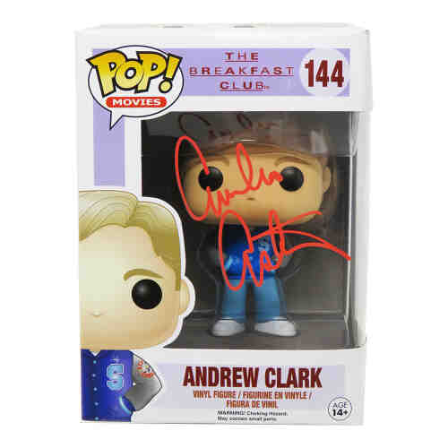 Emilio Estevez Signed The Breakfast Club Andrew Clark Funko Pop Doll