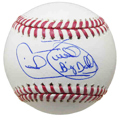 Cecil Fielder Signed Official MLB Baseball w/Big Daddy