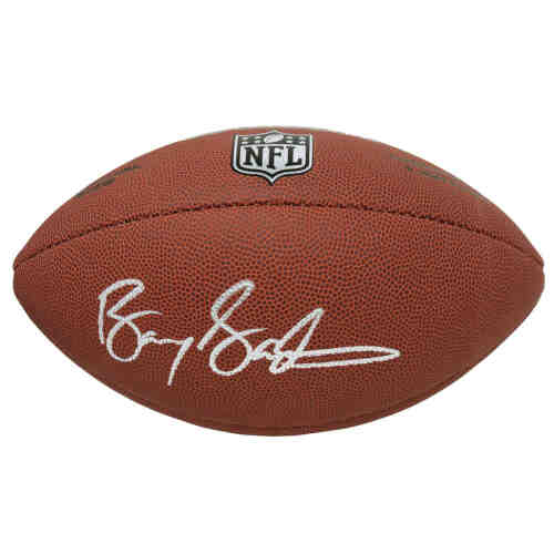 Barry Sanders Signed Wilson NFL Limited Full-Size Football