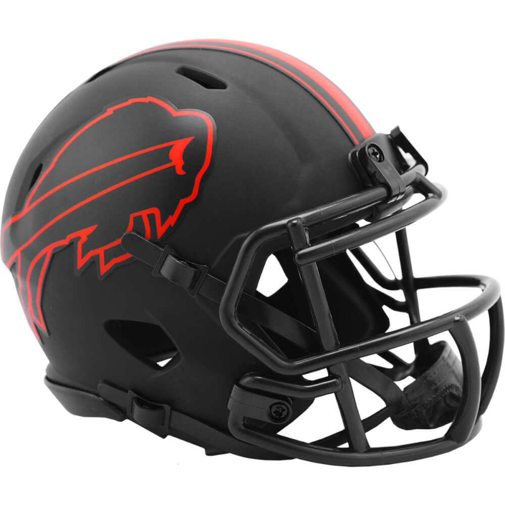 Buffalo Bills CUSTOM Concept Matte Black Stars & Stripes Mini Football  Helmet