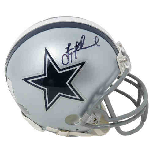 Troy Aikman Signed Dallas Cowboys Riddell Mini Helmet