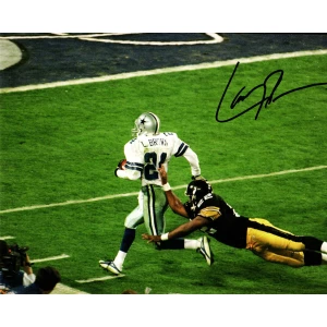 Larry Brown Signed Cowboys Return vs Steelers 8x10 Photo