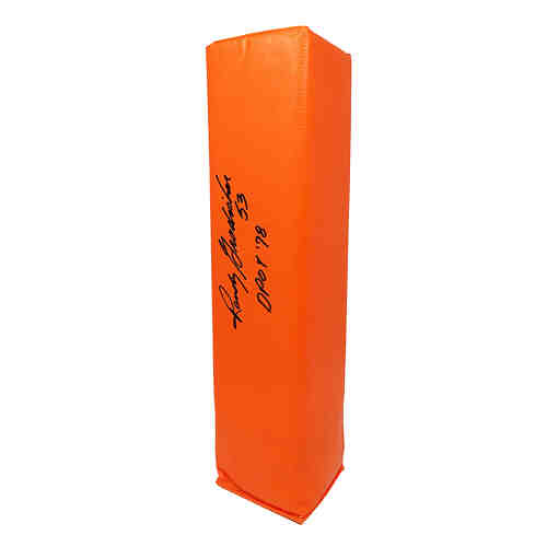 Randy Gradishar Signed Orange Endzone Pylon w/DPOY'78