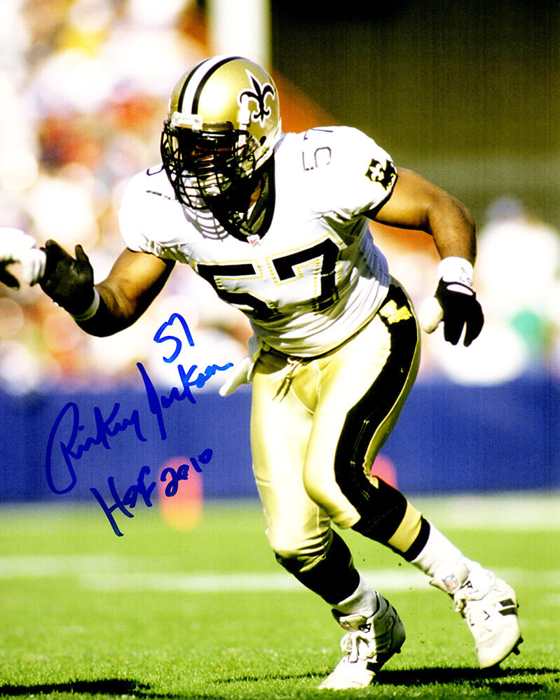 Rickey Jackson Signed New Orleans Saints Jersey Inscribed HOF 2010 ( –