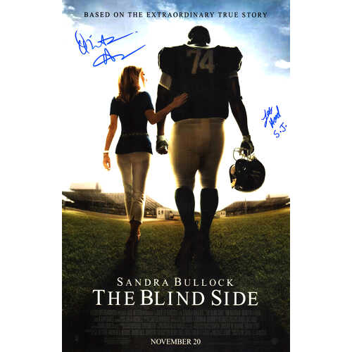 Quinton Aaron & Jae Head Dual Signed The Blind Side 11x17 Movie Poster