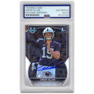 Drew Allar Signed Penn State 2022 Bowman University Chrome Football Card #59 - (PSA Encapsulated)