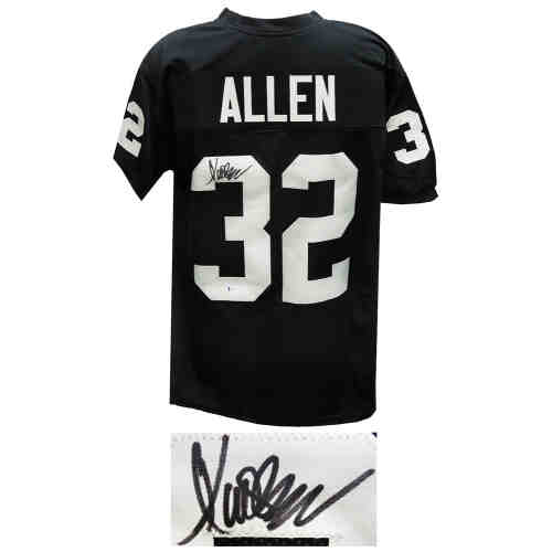 Marcus Allen Signed Black Custom Football Jersey (Beckett)