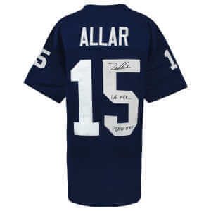 Drew Allar Signed Navy Custom College Football Jersey w/We Are Penn State