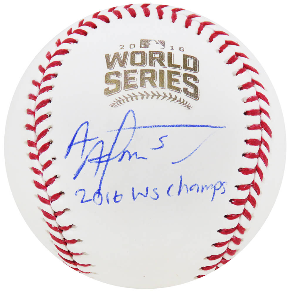 David Ross Chicago Cubs Signed Autograph Official MLB World Series