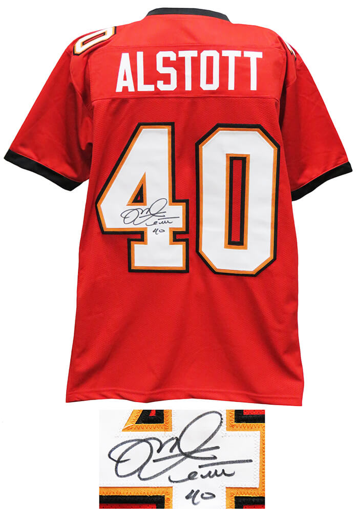 Mike Alstott Autographed Tampa Bay Buccaneers Jersey –