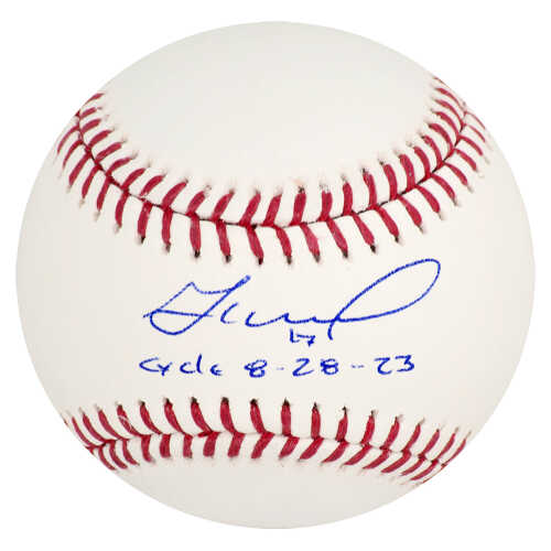 Jose Altuve Signed Rawlings Official MLB Baseball w/Cycle 8-28-23 - (Beckett)