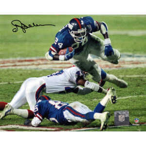 Ottis Anderson Signed NY Giants Super Bowl XXV Action vs Bills 8x10 Photo