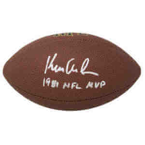 Ken Anderson Signed Wilson Super Grip Full Size NFL Football w/1981 MVP