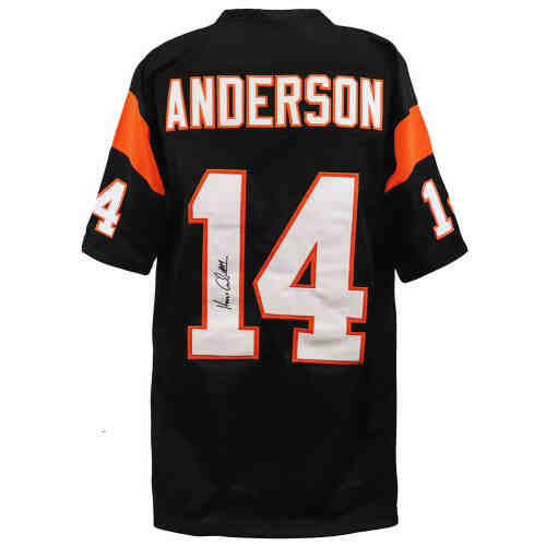 Ken Anderson Signed Black Custom Football Jersey