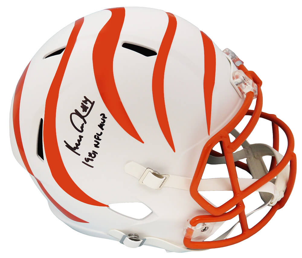 Cincinnati Bengals Full Size White Matte Speed Replica Helmet New