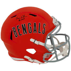 Ken Anderson Signed Cincinnati Bengals Throwback Riddell Full Size Speed Replica Helmet w/81 MVP