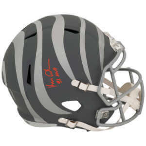 Ken Anderson Signed Cincinnati Bengals SLATE Riddell Full Size Speed Replica Helmet w/81 MVP
