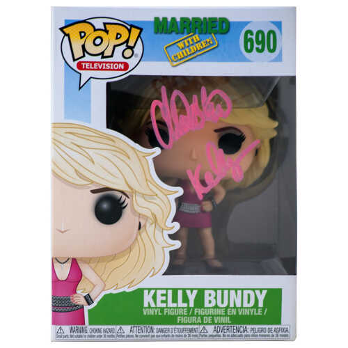 Christina Applegate Signed Married with Children Kelly Bundy Funko Pop Doll #690 w/Kelly