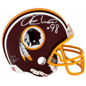 Jessie Armstead Signed Washington Throwback Riddell (VSR4) Mini Helmet